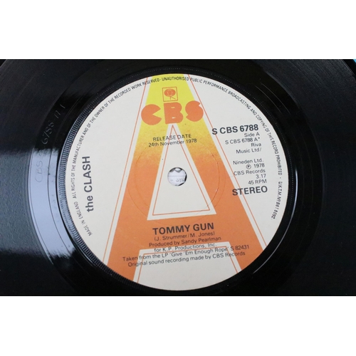 1011 - Vinyl - The Clash – Tommy Gun, CBS-S (CBS 6788), original UK 1978 demo promo with picture sleeve. Ex... 