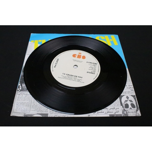 1011 - Vinyl - The Clash – Tommy Gun, CBS-S (CBS 6788), original UK 1978 demo promo with picture sleeve. Ex... 