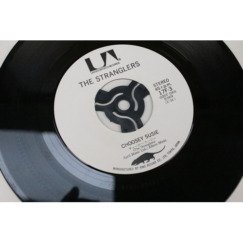 1014 - Vinyl - 4 The Stranglers original Japanese 7” singles to include: Something Better Change / Straight... 