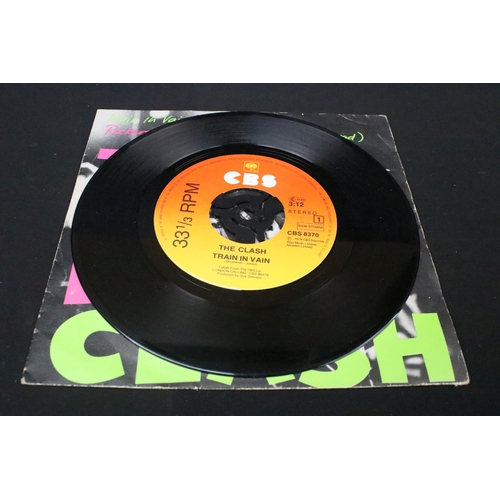 1015 - Vinyl - 2 The Clash foreign pressing 7” singles to include: Remote Control (CBS – CBS 5293, original... 