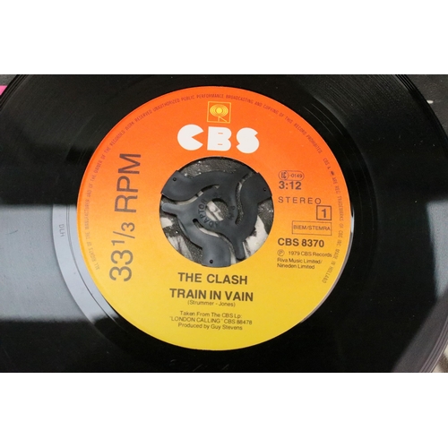 1015 - Vinyl - 2 The Clash foreign pressing 7” singles to include: Remote Control (CBS – CBS 5293, original... 