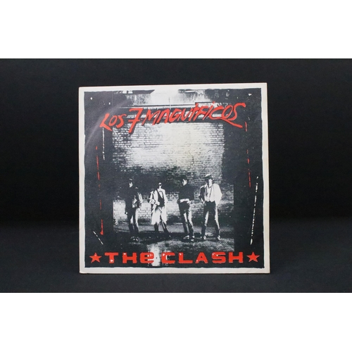 1016 - Vinyl - 2 Spanish pressing The Clash 7” singles to include: White Riot (CBS 5058, original 1977 1st ... 