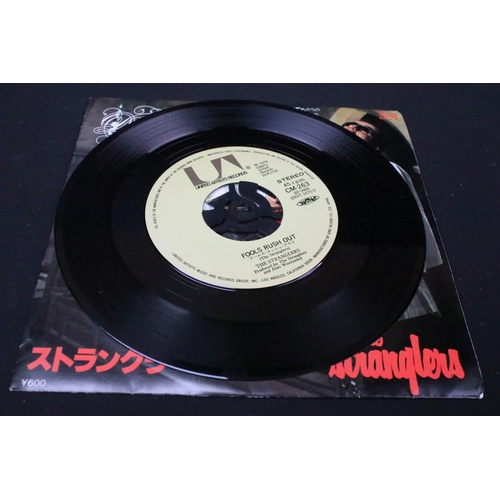 1018 - Vinyl - 4 The Stranglers original Japanese 7” singles and 1 German to include: Sometimes / Go Buddy ... 