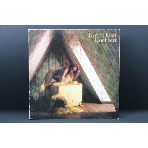 177 - Vinyl - 9 Kate Bush LPs to include The Whole Story (KBTV1), Hounds Of Love (KAB1) x 2, Lionheart (EM... 