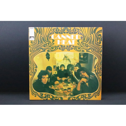 180 - Vinyl - 10 Canned Heat LPs to include Boogie With (LBL 83103E) and (LBS 83103E), self titled (LBL 83... 