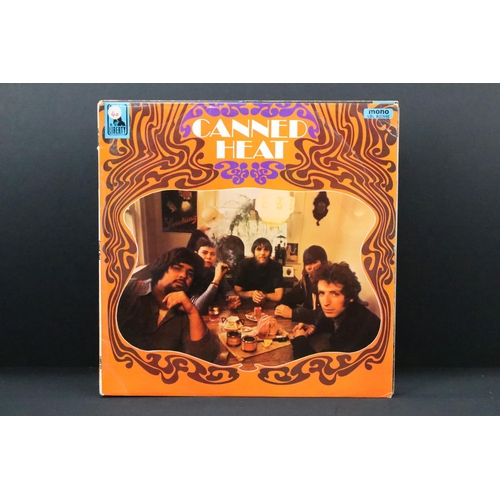 180 - Vinyl - 10 Canned Heat LPs to include Boogie With (LBL 83103E) and (LBS 83103E), self titled (LBL 83... 