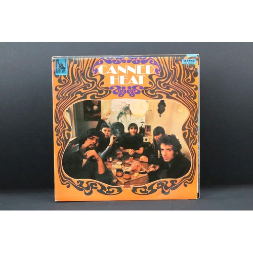 180 - Vinyl - 10 Canned Heat LPs to include Boogie With (LBL 83103E) and (LBS 83103E), self titled (LBL 83... 