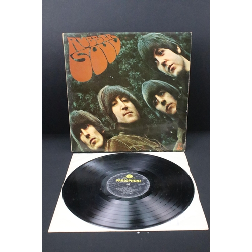 182 - Vinyl - 3 The Beatles LPs to include Rubber Soul (original UK mono) Vg, Help! (original UK mono) Vg,... 