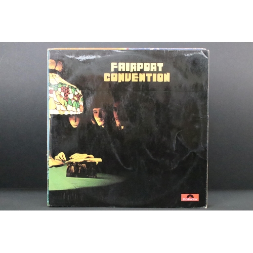 187 - Vinyl - 7 Folk Rock LPs to include Fairport Convention (self titled on Polydor) Vg+, Incredible Stri... 