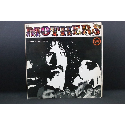 191 - Vinyl - 7 1960s LPs to include The Mothers Of Invention (Absolutely Free VLP 9174 original UK mono),... 