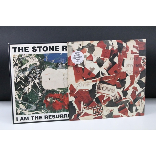 214 - Vinyl - One album and 9 original 12” by The Stone Roses to include: The Stone Roses (Silvertone Reco... 