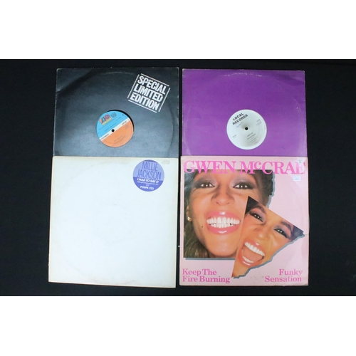 254 - Vinyl - Over 100 Soul / Funk / Pop / Rock 12” singles featuring promos and test pressings to include... 