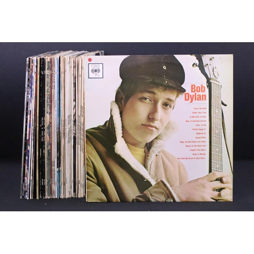 434 - Vinyl - Approx 35 Bob Dylan LPs spanning his career. Vg overall