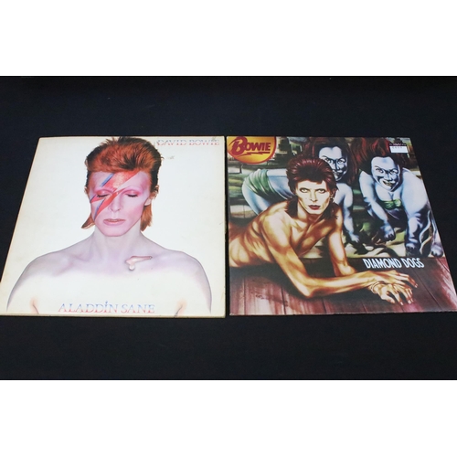 478 - Vinyl - 10 David Bowie albums spanning his career to include: Ziggy Stardust, Hunky Dory, Space Oddi... 