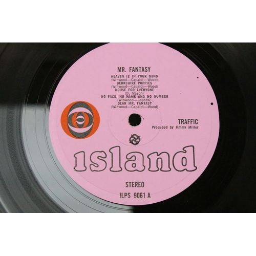 485 - Vinyl - 2 original UK 1st pressing albums by Traffic to include: Mr. Fantasy (Island - ILPS 9061, pi... 