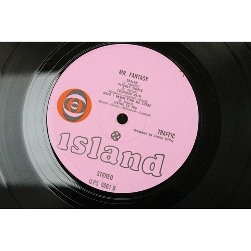 485 - Vinyl - 2 original UK 1st pressing albums by Traffic to include: Mr. Fantasy (Island - ILPS 9061, pi... 