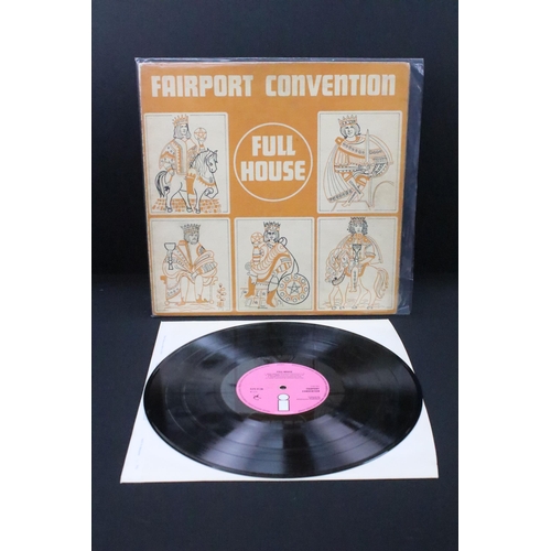 486 - Vinyl - 3 original UK pressing albums by Fairport Convention to include:  Unhalfbricking (Island - I... 