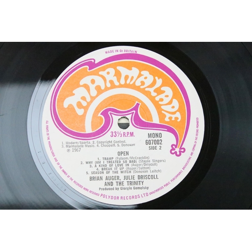 489 - Vinyl - 2 original UK 1st pressing albums on Marmalade records to include: Brian Auger & The Trinity... 