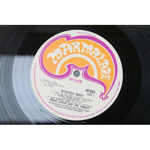 489 - Vinyl - 2 original UK 1st pressing albums on Marmalade records to include: Brian Auger & The Trinity... 