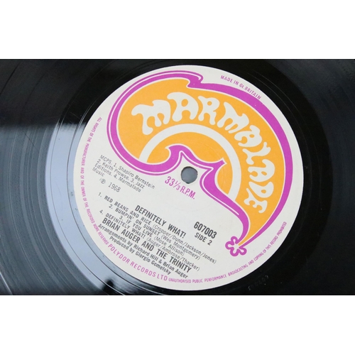 489 - Vinyl - 2 original UK 1st pressing albums on Marmalade records to include: Brian Auger & The Trinity... 