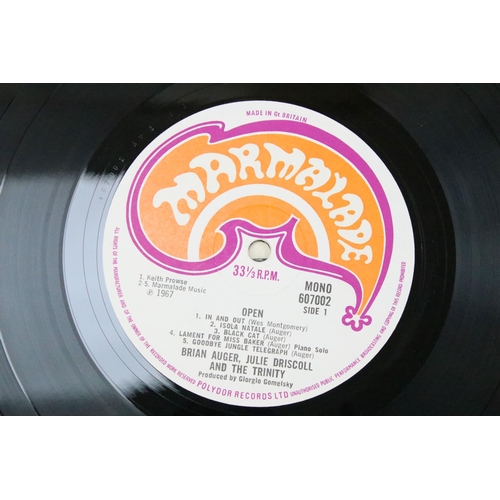 489 - Vinyl - 2 original UK 1st pressing albums on Marmalade records to include: Brian Auger & The Trinity... 