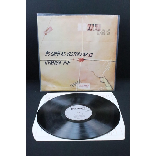 490 - Vinyl - 3 albums by Humble Pie to include: As Safe As Yesterday Is (Immediate - IMSP 025 original Du... 