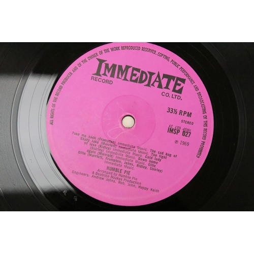 490 - Vinyl - 3 albums by Humble Pie to include: As Safe As Yesterday Is (Immediate - IMSP 025 original Du... 