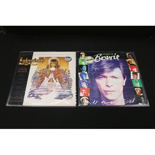 493 - Vinyl - 10 David Bowie albums spanning his career to include: Ziggy Stardust (1E / 2E no Mainman cre... 