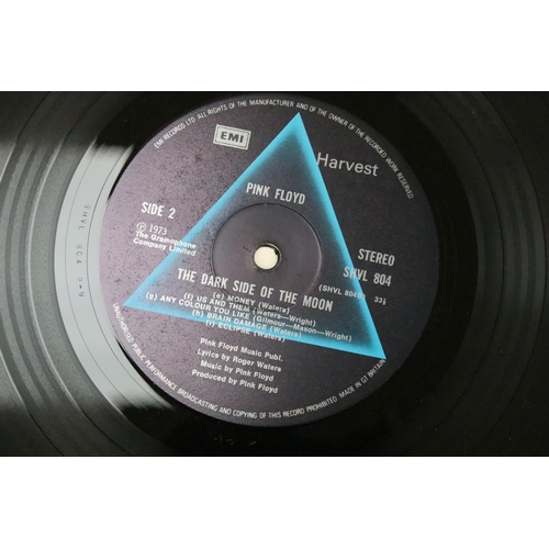 524 - Vinyl - 4 Pink Floyd LPs to include Dark Side Of The Moon (A10 / B9 matrices, 2 posters, 2 stickers)... 