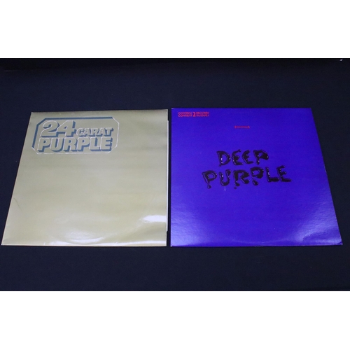 530 - Vinyl - 16 Deep Purple LPs spanning their career including one double private pressing and foreign p... 