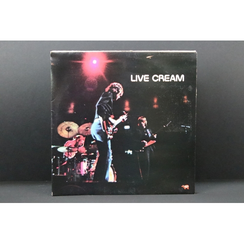 533 - Vinyl - 7 Cream LPs and 1 Eric Clapton to include Fresh Cream, Disraeli Gears, Wheels Of Fire, Live ... 