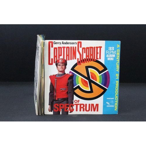 572 - Vinyl - 7 Barry Gray EPs on Century 21 Records featuring Captain Scarlet to include MA100 / MA1001, ... 