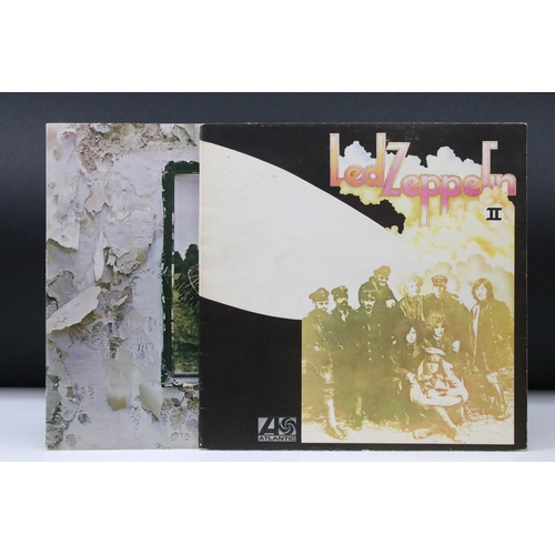 51 - Vinyl - 2 Led Zeppelin LPs to include II (Atlantic 588198, plum labels, Killing Floor credit, A5/B4 ... 