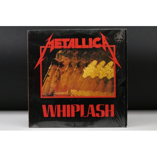 60 - Vinyl -  Metallica Whiplash 12” on Megaforce Records ‎MRS-04 original USA 1984 1st pressing, silver ... 