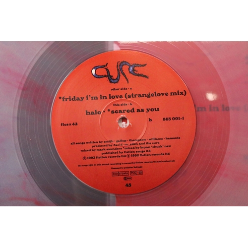 1036 - Vinyl - The Cure ‎– Friday I'm In Love 12” on Fiction Records - FICSX 42. Original UK 1992 limited e... 