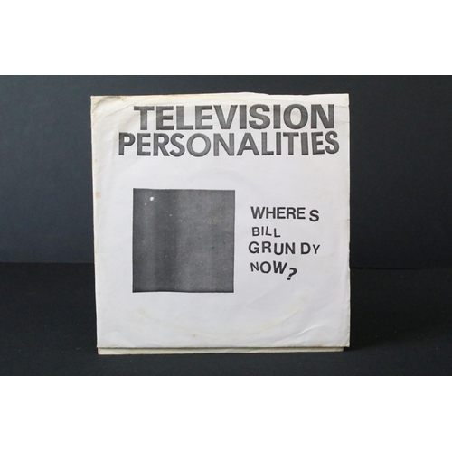 1041 - Vinyl - TV Personalities – Wheres Bill Grundy Now ?. 7” single on Kings Road Records, Original UK 19... 