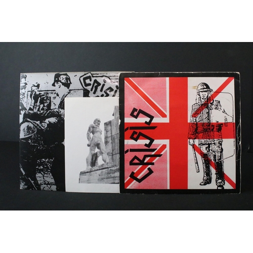 1046 - Vinyl - Punk - 2 7” singles by Crisis to include: Alienation / Brückwood Hospital (Ardkor Records – ... 