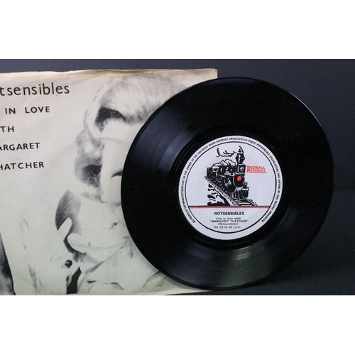 1048 - Vinyl - Punk - 3 7” singles by The Notsensibles to include: Death To Disco (Bent Records – Big Bent ... 