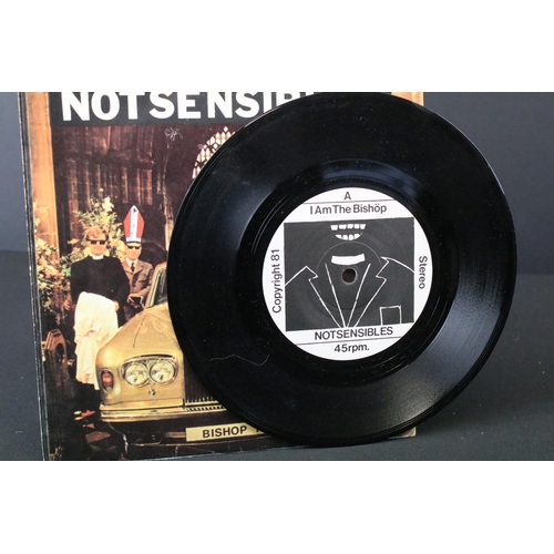 1048 - Vinyl - Punk - 3 7” singles by The Notsensibles to include: Death To Disco (Bent Records – Big Bent ... 