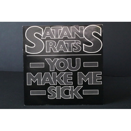 1049 - Vinyl - Punk - Satans Rats ‎– You Make Me Sick, 7” single on DJM Records ‎– DJS 10840, Original UK19... 