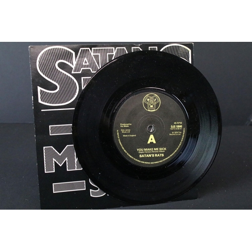 1049 - Vinyl - Punk - Satans Rats ‎– You Make Me Sick, 7” single on DJM Records ‎– DJS 10840, Original UK19... 