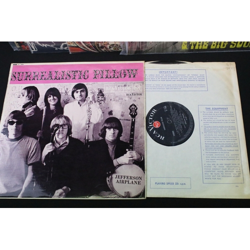 423 - Vinyl - 5 UK 1960’s LPs to include: Jefferson Airplane ‎– Surrealistic Pillow (RCA - SF 7889, UK 196... 