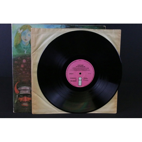 510 - Vinyl - King Crimson In The Wake Of Poseidon (Island ILPS 9127, original UK pink 'i' labels, texture... 