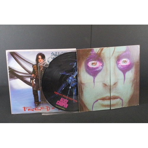 511 - Vinyl - 7 Alice Cooper LPs, 2 12