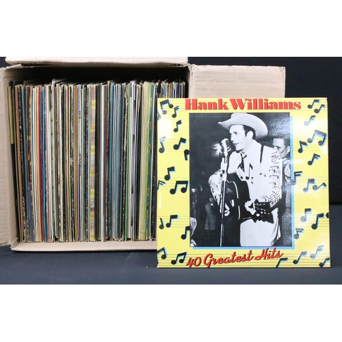 377 - Vinyl - Over 70 Country LPs to include Jimmie Rogers, Charlie Rich, Hank Williams, Dottie West, Merl... 