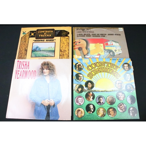 377 - Vinyl - Over 70 Country LPs to include Jimmie Rogers, Charlie Rich, Hank Williams, Dottie West, Merl... 