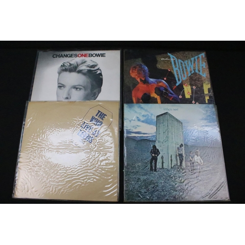 388 - Vinyl - Over 50 Rock & Pop LPs to include David Bowie x 2, The Who x 5, Deep Purple x 6, The Beatles... 