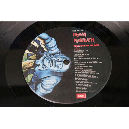 467 - Vinyl - 3 albums and 3 x 7” singles by Iron Maiden to include: Somewhere In Time (EMC 3512, UK 1986,... 