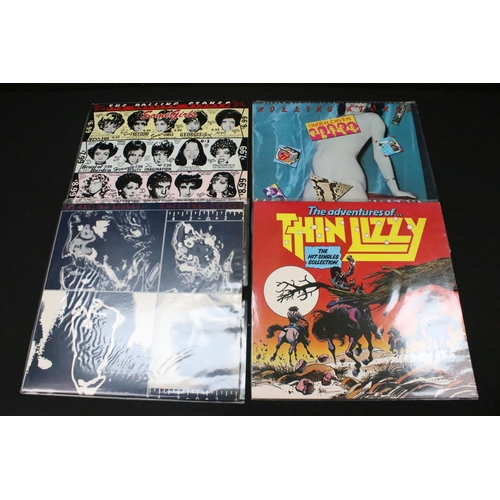 503 - Vinyl - Over 75 Rock and Pop albums to include: The Rolling Stones x 3, Thin Lizzy and Phil Lynott x... 