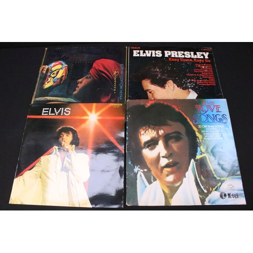 561 - Vinyl & Cassettes - Approx 20 LPs to include ELO, Rod Stewart, Everly Brothers, Elvis and more, alon... 